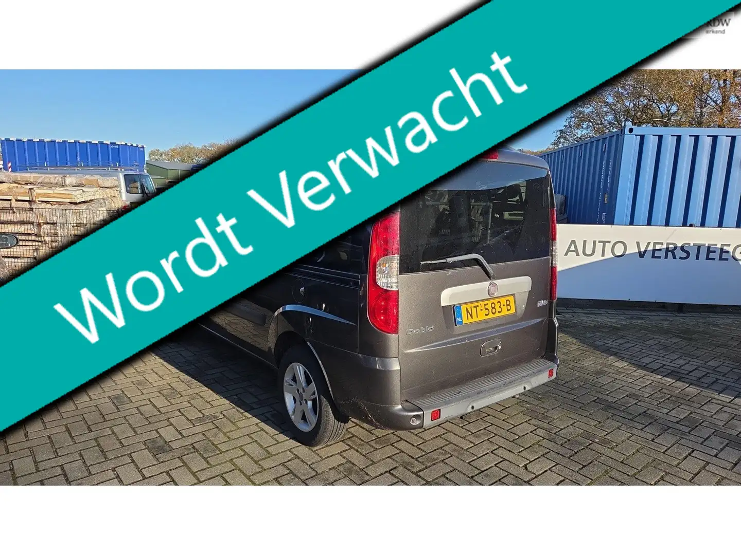 Fiat Doblo 1.4 Active Airco PDC 149.000km Ruimte 2x Schuifdeu Grijs - 1