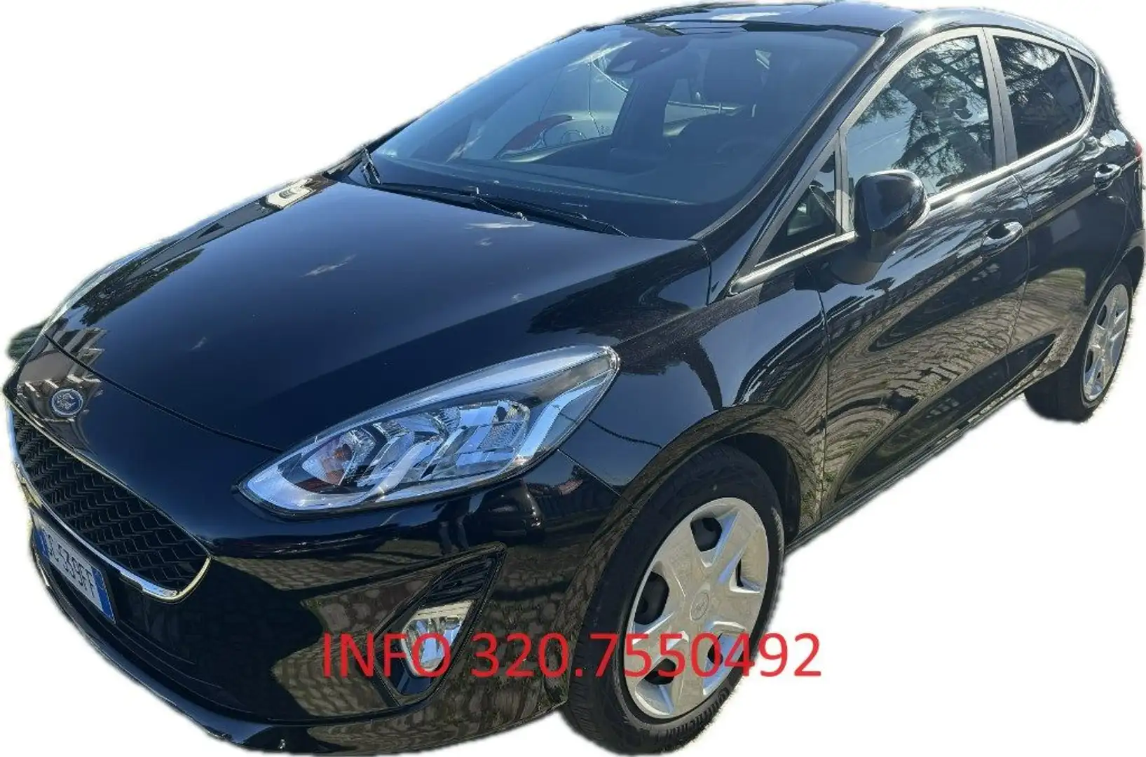 Ford Fiesta 1.1 75 CV GPL 5 porte Connect UNIPRO KM CERTIFICAT Negro - 1