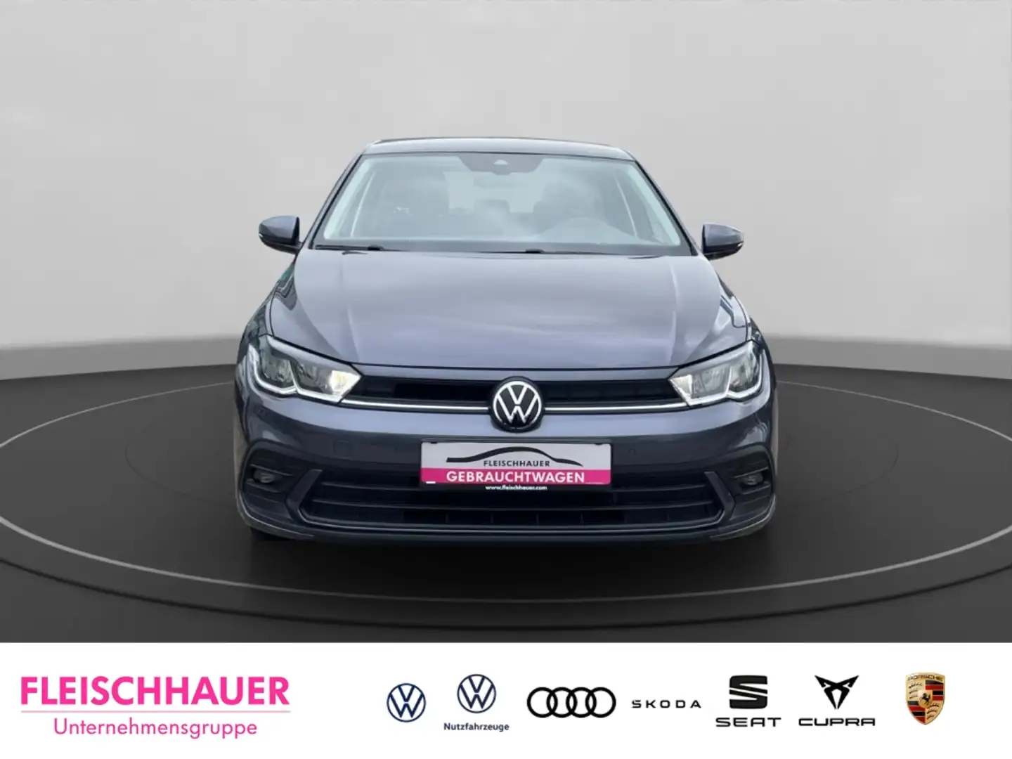 Volkswagen Polo VI 1.0 TSI VC LaneAss LED SHZ Parkpaket NL LightAs Grau - 2