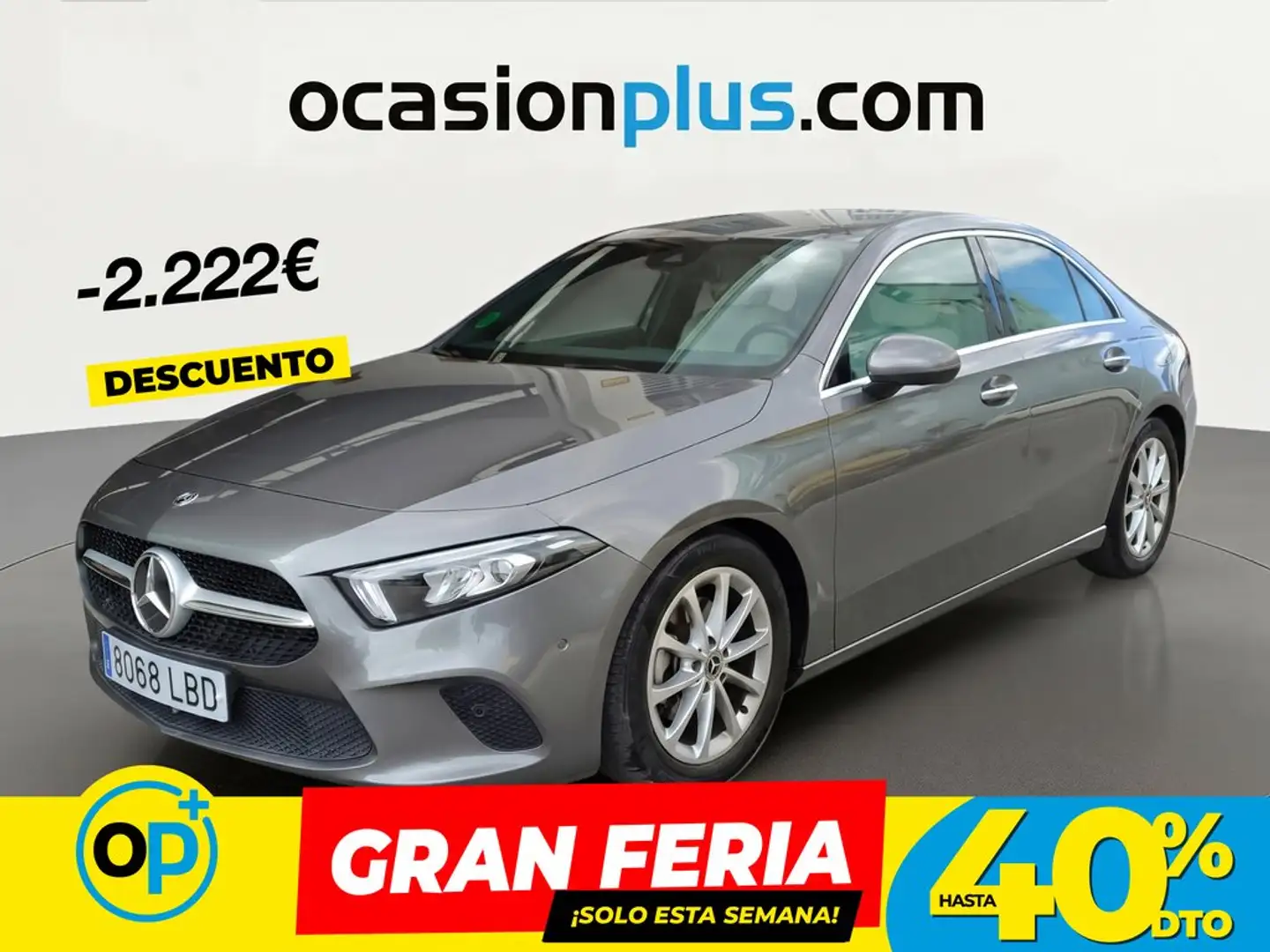 Mercedes-Benz A 200 Sedán 7G-DCT (4.75) Gris - 1