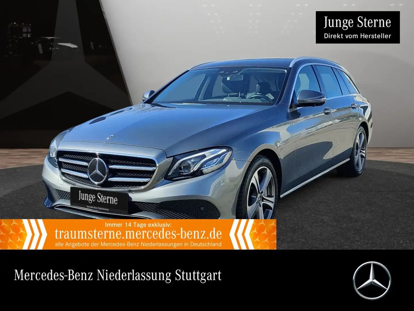 Mercedes-Benz E 400 d T 4M AVANTG+360+MULTIBEAM+STHZG+FAHRASS+9G Gris - 1