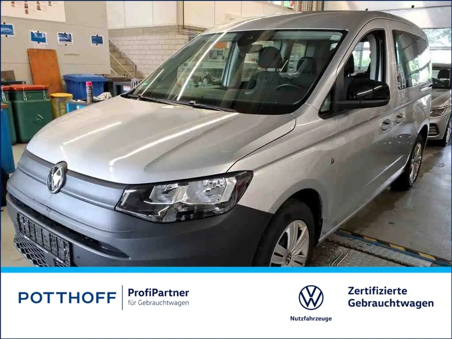 Volkswagen Caddy 2.0 TDI 4M NAVI PDC SITZHZG KLIMA Silber - 1