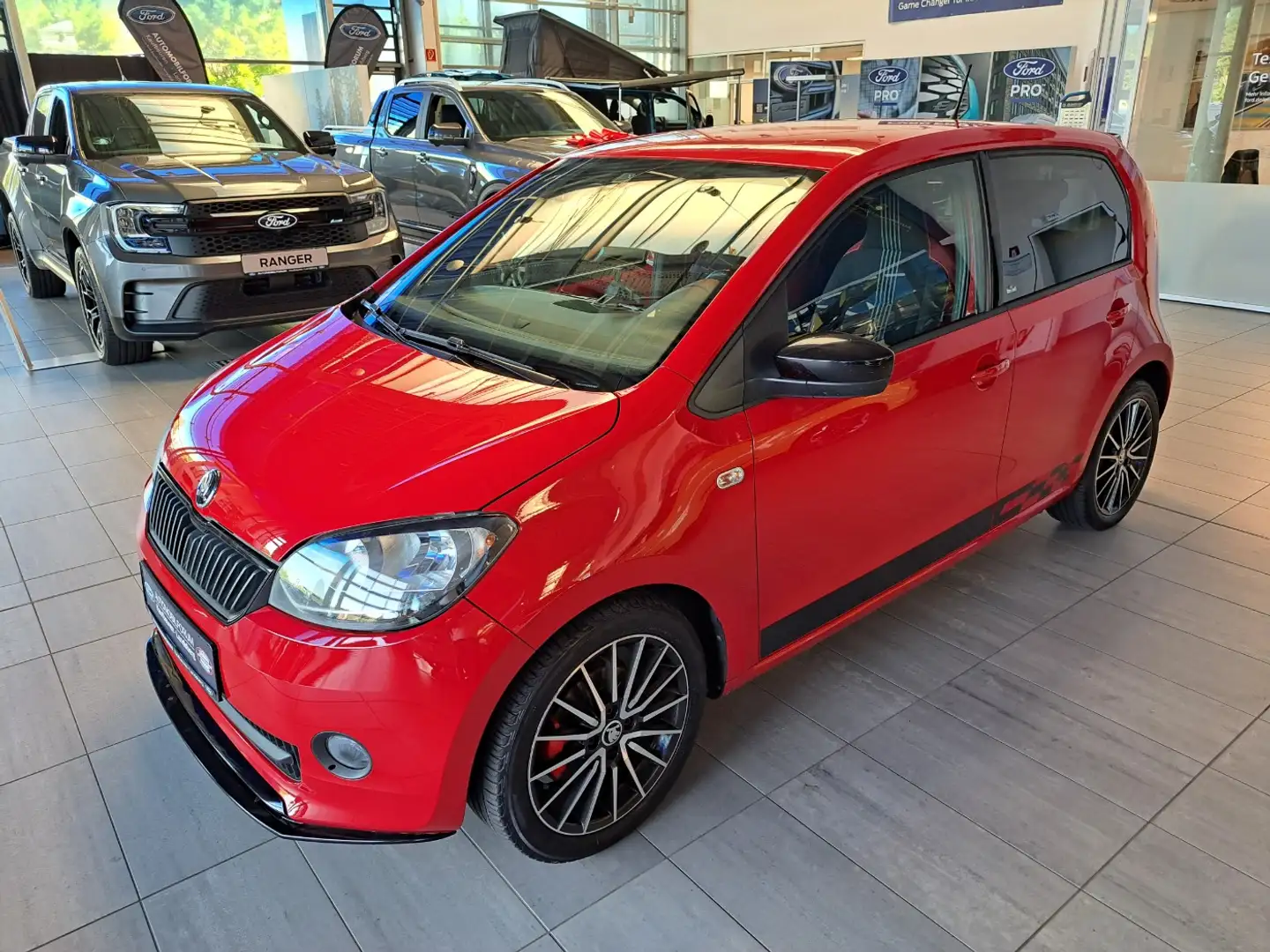 Skoda Citigo 1.0 Monte Carlo SHZ KlimaA LM PDC Sportp. Rouge - 2