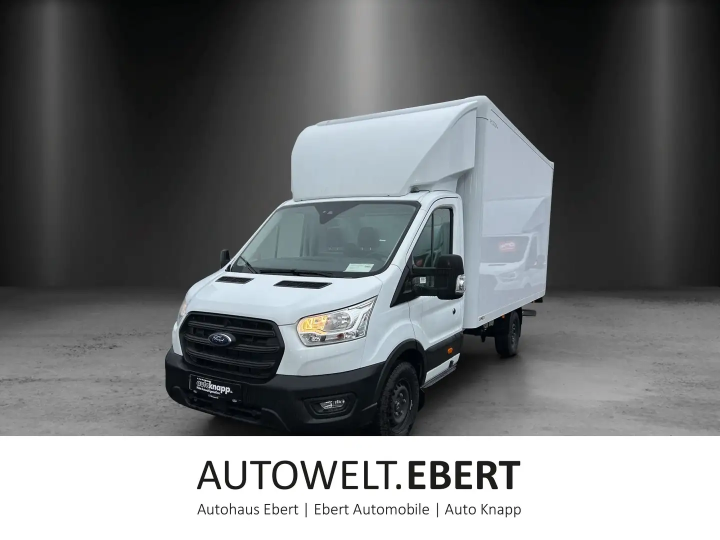 Ford Transit L4 Einzelkabine Koffer GJR Ladebordwand Weiß - 1