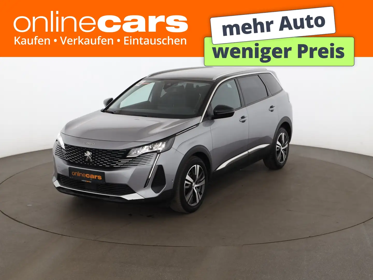 Peugeot 5008 1.5 BlueHDi 130 Allure 7-SITZER LED AHK NAVI Grau - 1
