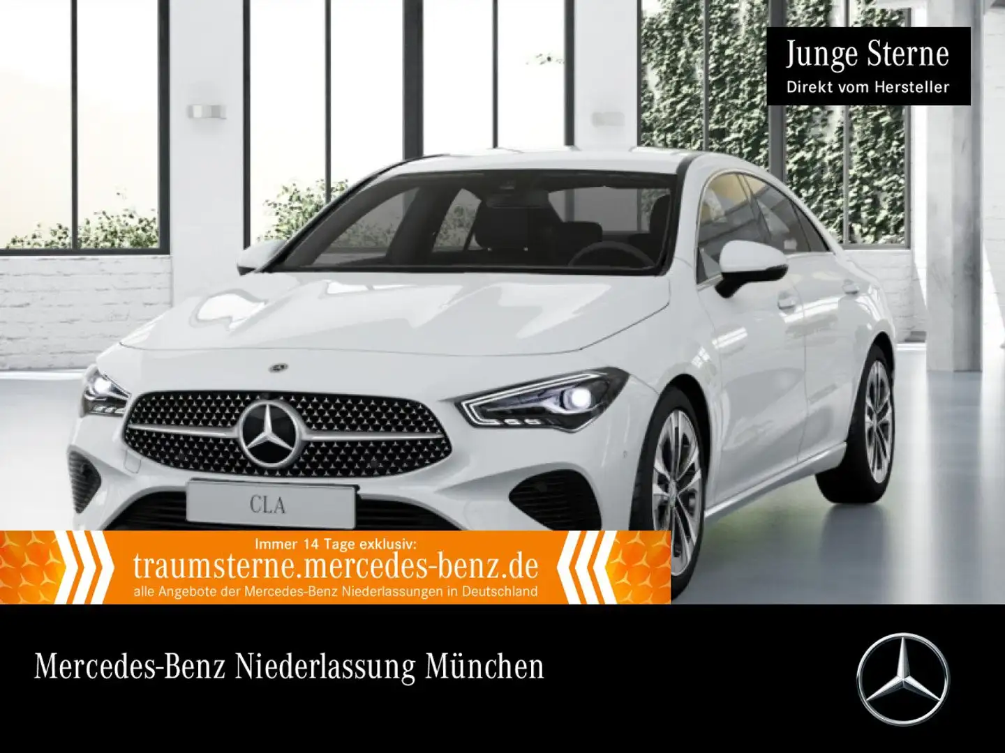 Mercedes-Benz CLA 180 PROGRESSIVE+360°+LED+TOTW+7G Weiß - 1