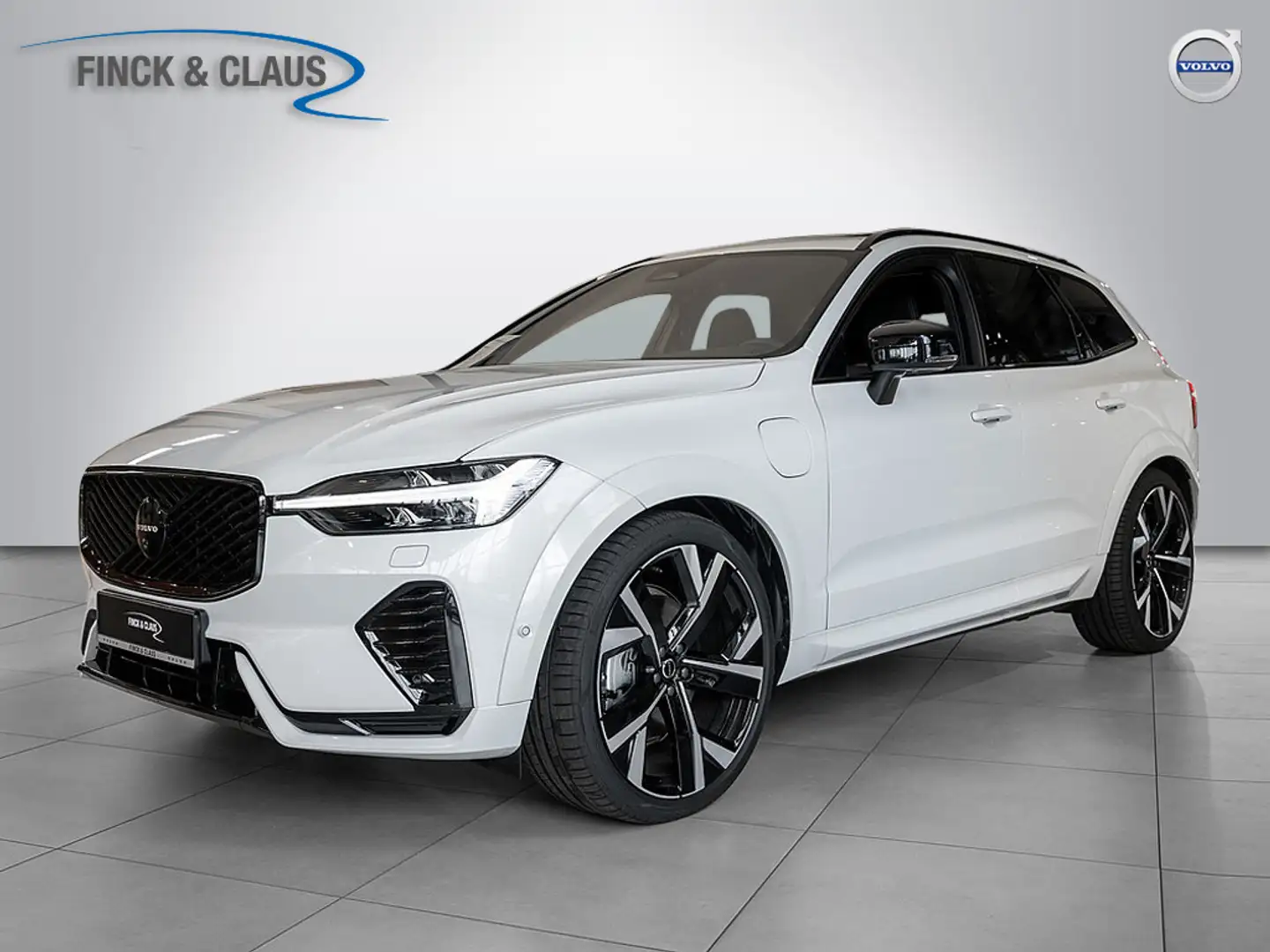 Volvo XC60 T6 AWD Ultra Black Edition Luftfederung, Weiß - 1