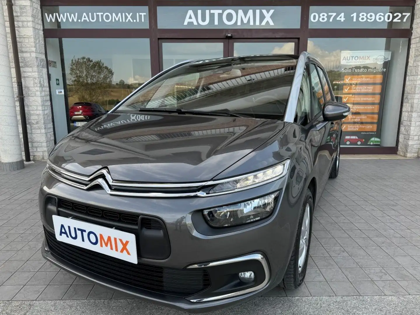 Citroen Grand C4 SpaceTourer 1.5 Bluehdi Shine Pack 7 Posti Grigio - 2