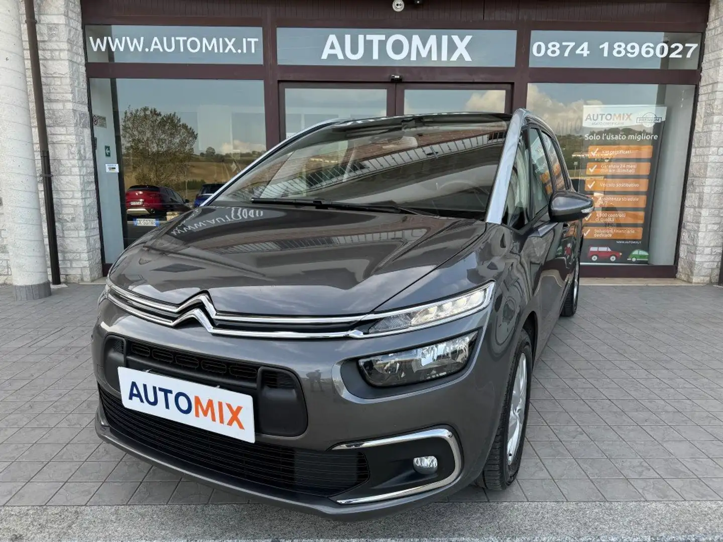 Citroen Grand C4 SpaceTourer 1.5 Bluehdi Shine Pack 7 Posti Grigio - 1