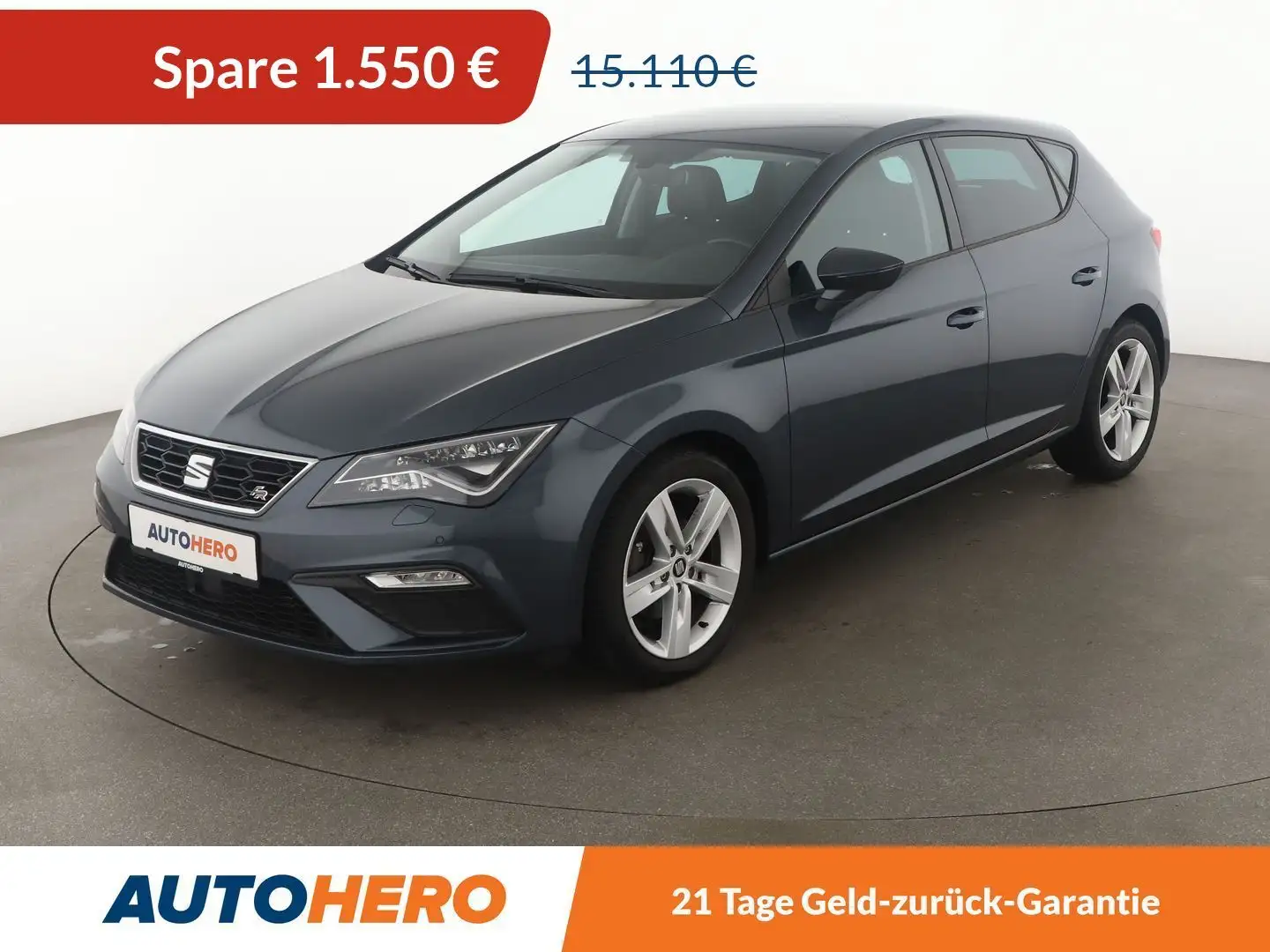 SEAT Leon 1.5 TSI ACT FR*NAVI*ACC*CAM*PDC*SHZ*ALU* Gris - 1