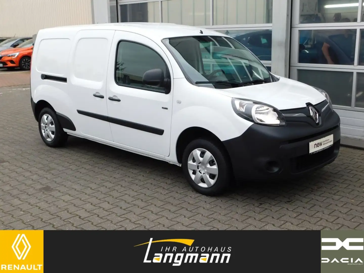 Renault Kangoo Z.E. Maxi 2-Sitzer  zzgl. Batteriemiete Weiß - 1