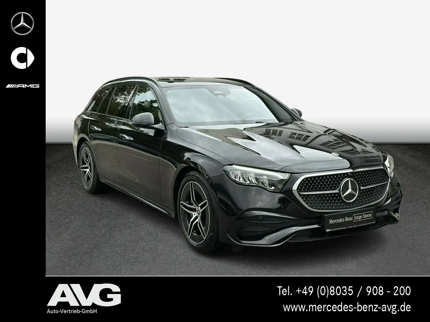 Mercedes-Benz E 220 E 220 d T AMG-Adv. AHK Night Distr. Kamera LED Schwarz - 2