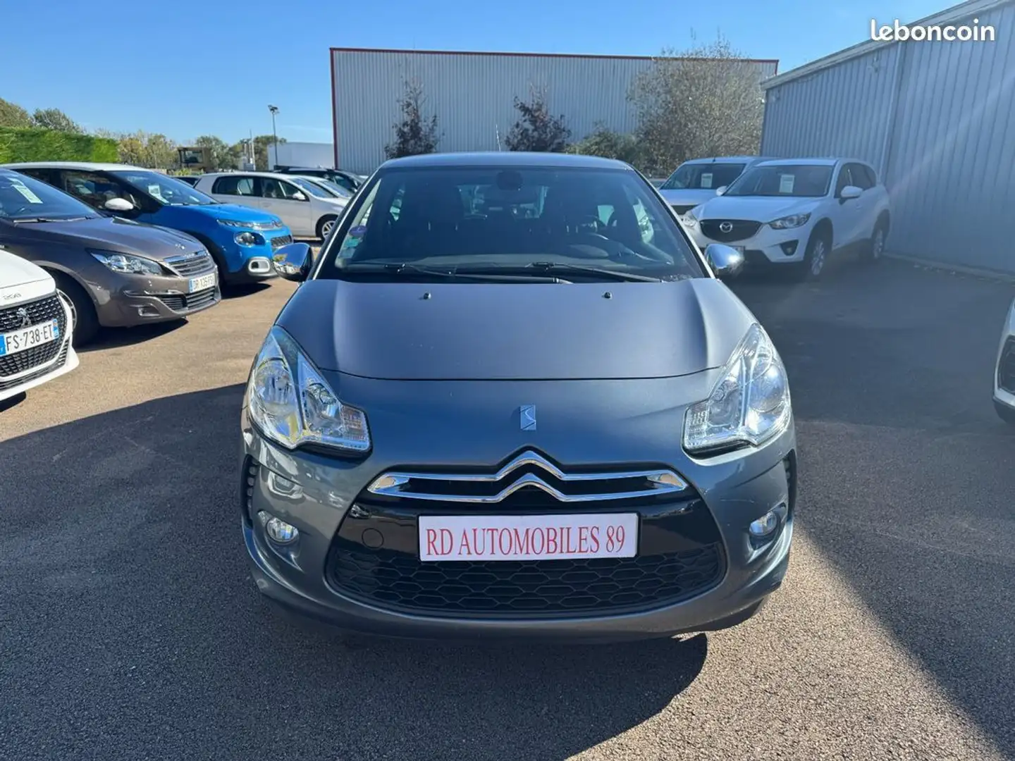 Citroen DS3 Citroën 1.6 VTi 120 CH So Chic Gris - 2