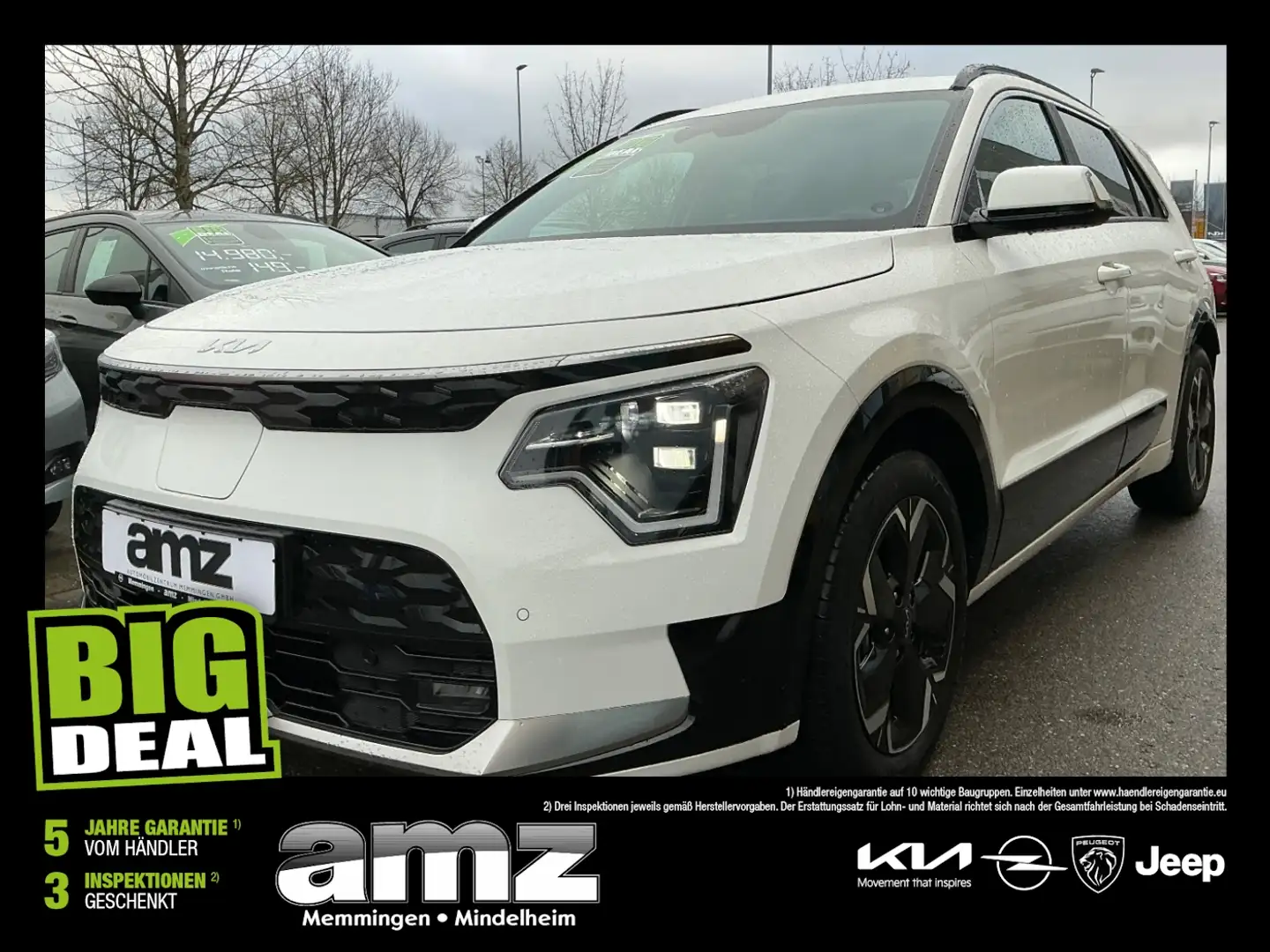 Kia Niro EV Inspiration 64,8kWh*Leder*Wärmepumpe Weiß - 1