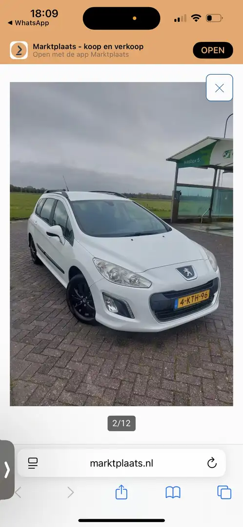 Peugeot 308 1.4 VTi Access Biały - 2