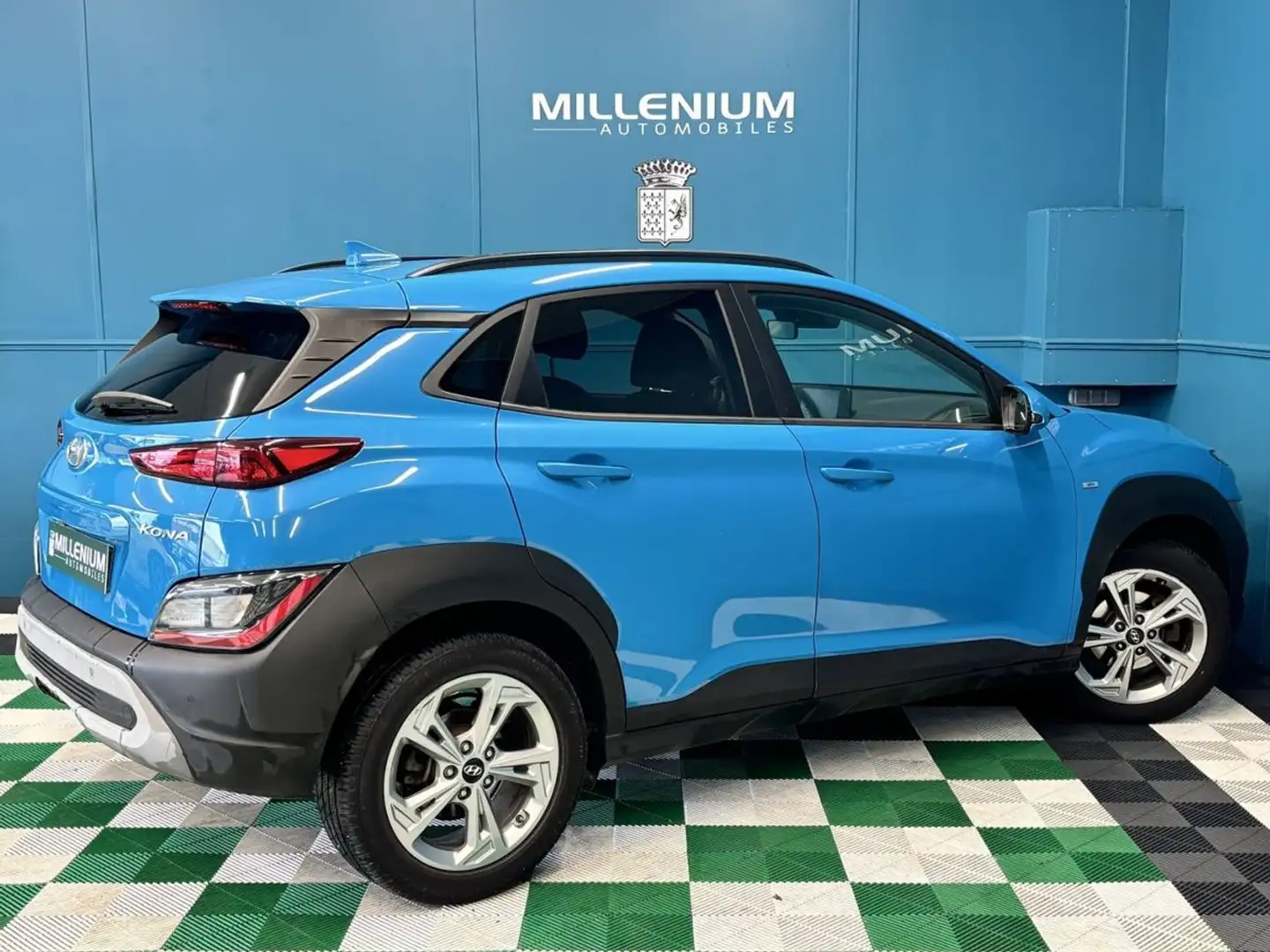 Hyundai KONA 1.0 T-GDI 120CH HYBRID 48V INTUITIVE TVA RECUPERABLE Blau - 2