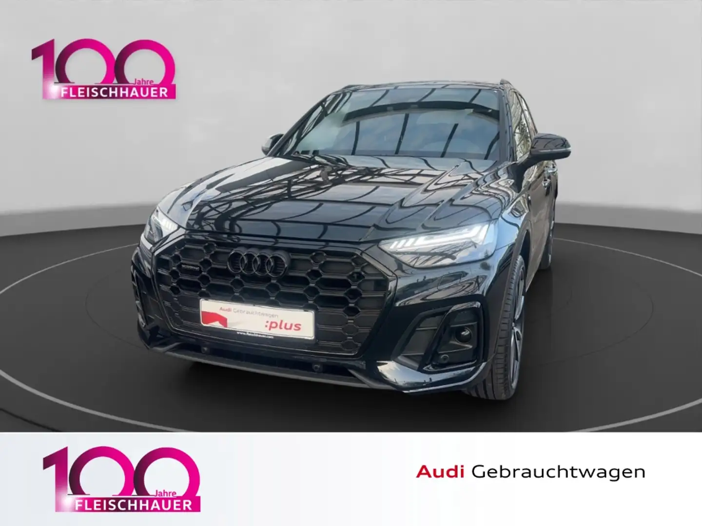 Audi Q5 40 TDI quattro S line  LED+AHK+NAVI Noir - 1