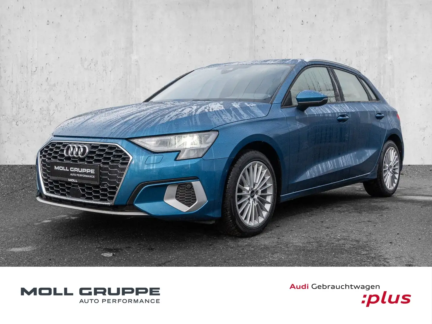 Audi A3 Sportback 2.0 TDI S tronic advanced Blau - 1