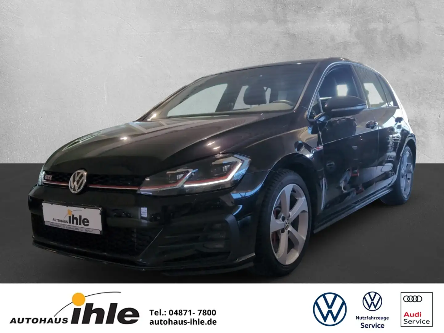 Volkswagen Golf GTI VII Performance 2,0 TSI NAVI+ACC+BLUETOOTH Schwarz - 1