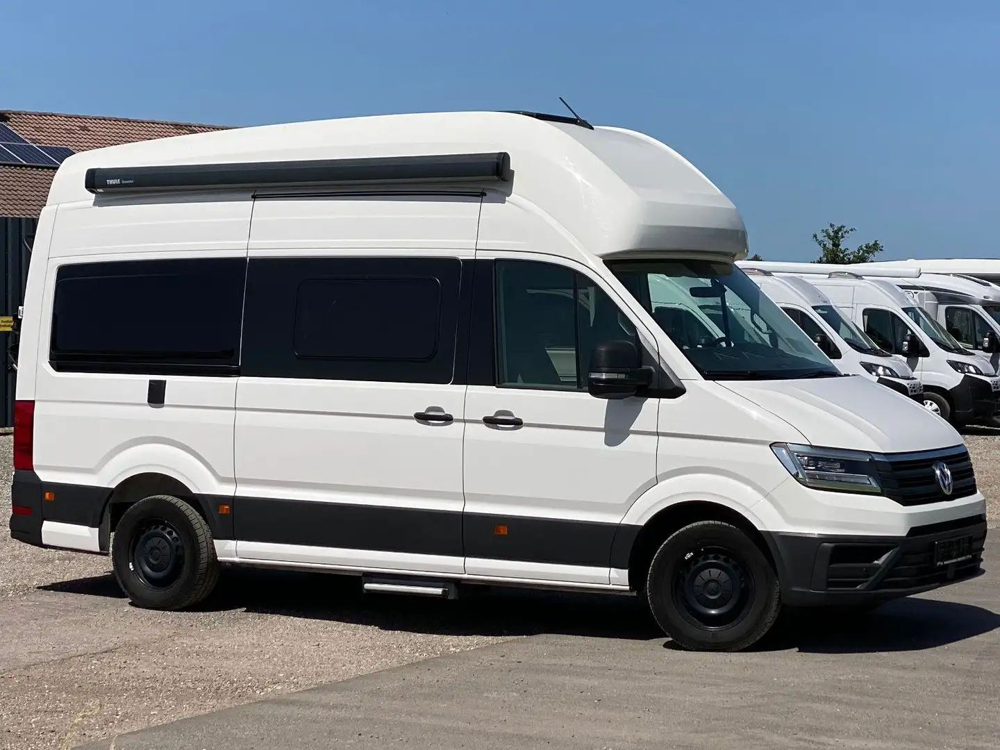 Volkswagen Grand California 600 FW, 3/4 Bett Weiß - 2