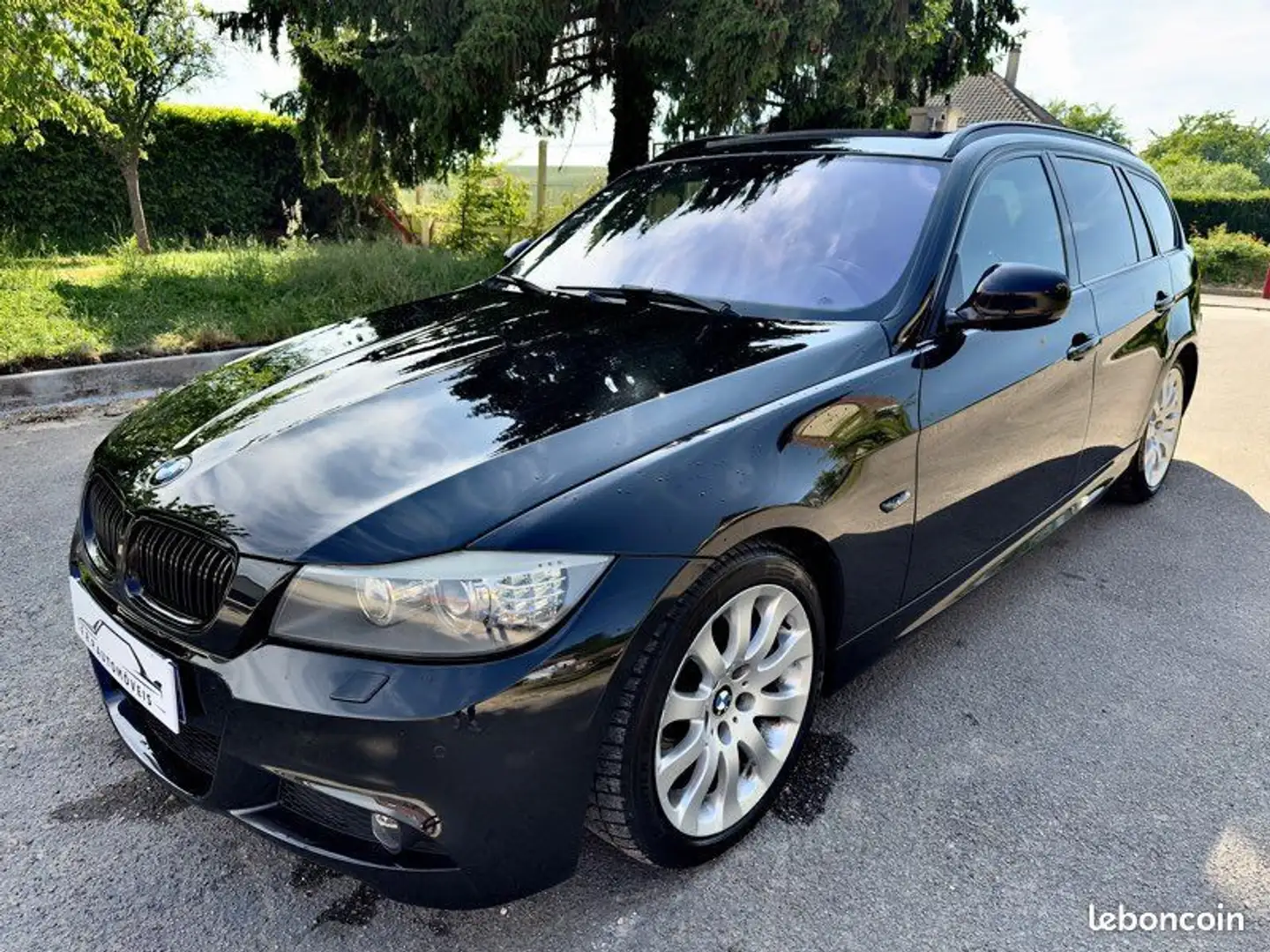 BMW 330 e91 330 da pack -M LCI logic7-pano-cic-bva-9999e Noir - 1