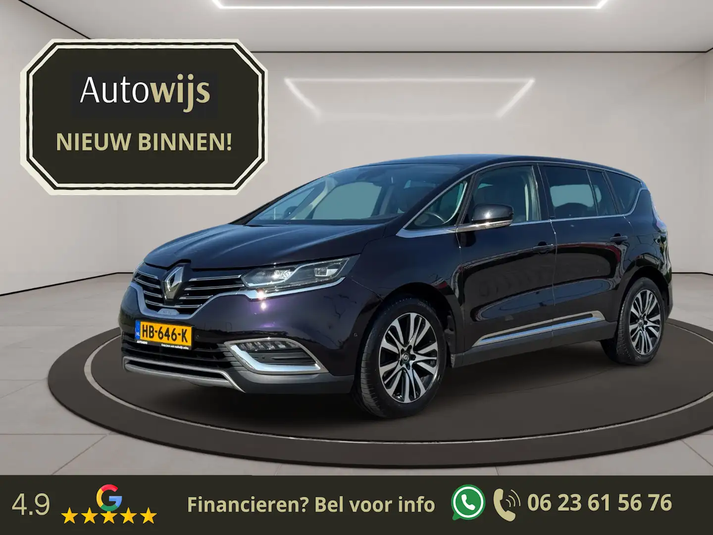 Renault Espace 1.6 TCe Initiale Paris 5p.|NL AUTO|Leder|Trekhaak| Zwart - 1