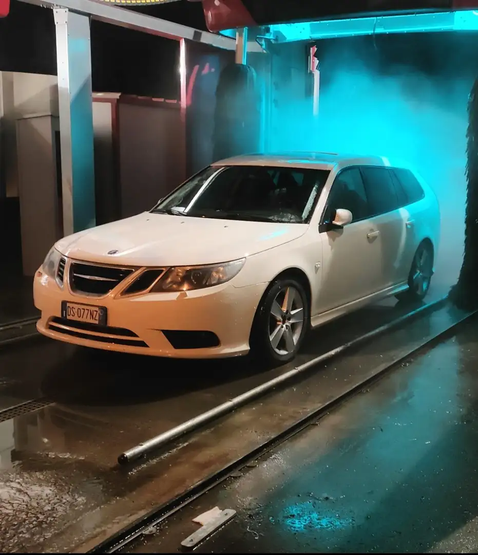 Saab 9-3 9-3 II 2007 SportHatch 1.9 tid 16v Vector dpf Bianco - 1