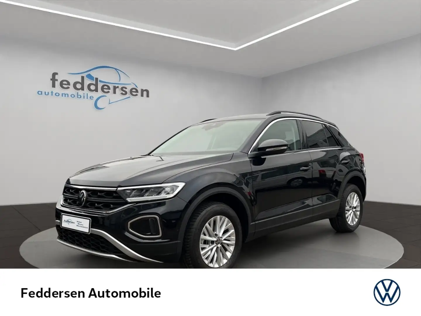 Volkswagen T-Roc Life 1.0 TSI AHK ACC Navi Sitzheizung KLIMA LED A Schwarz - 1