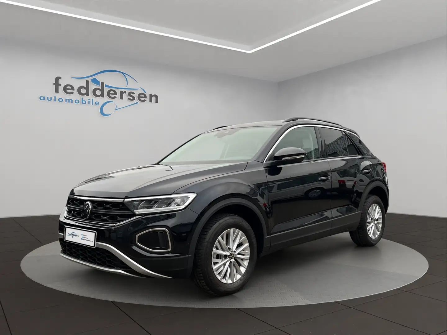 Volkswagen T-Roc Life 1.0 TSI AHK ACC Navi Sitzheizung KLIMA LED A Schwarz - 2