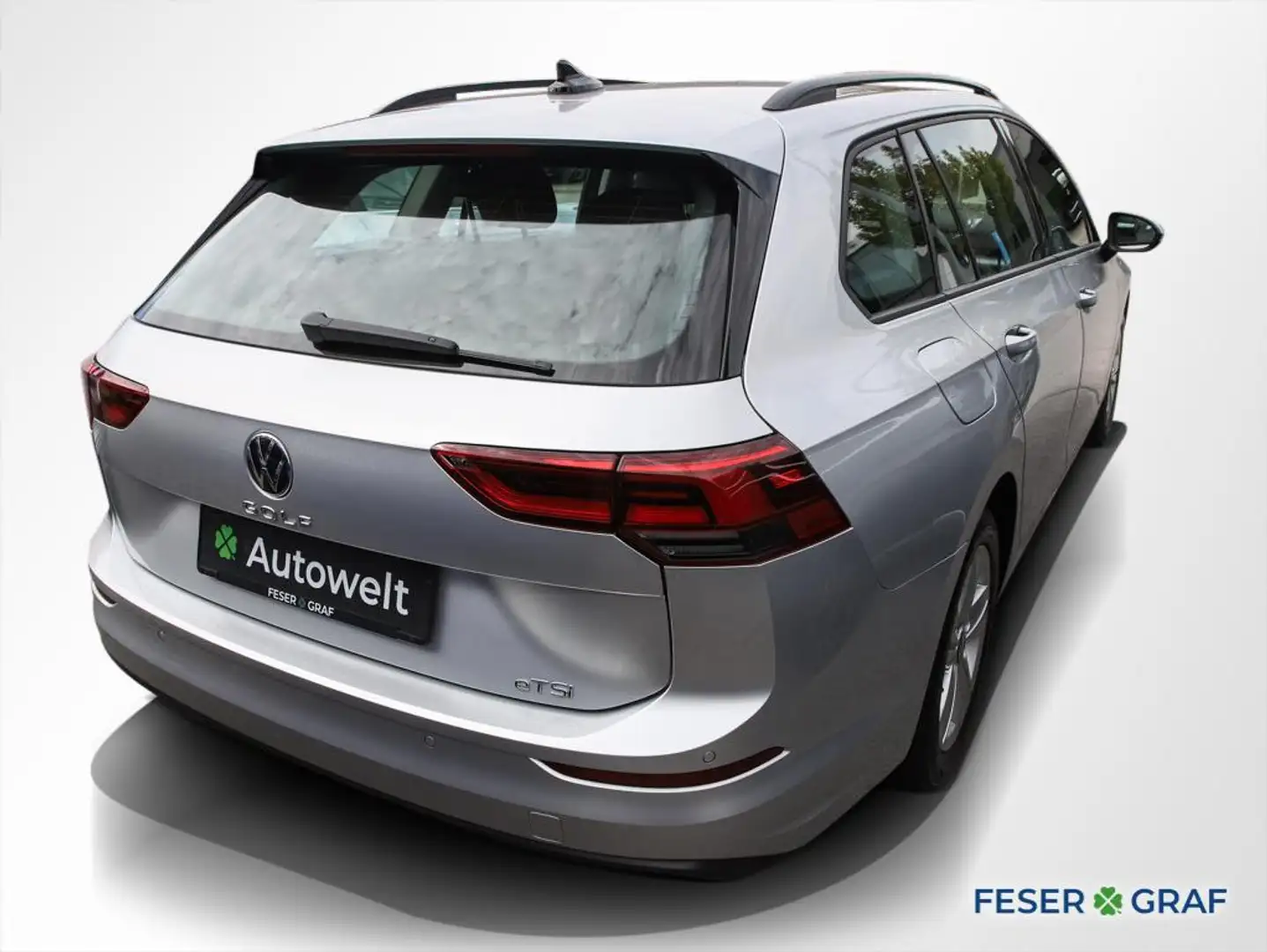 Volkswagen Golf 8 Var. 1.5 eTSI Life DSG ACC AHK Navi Sitzh Silber - 2