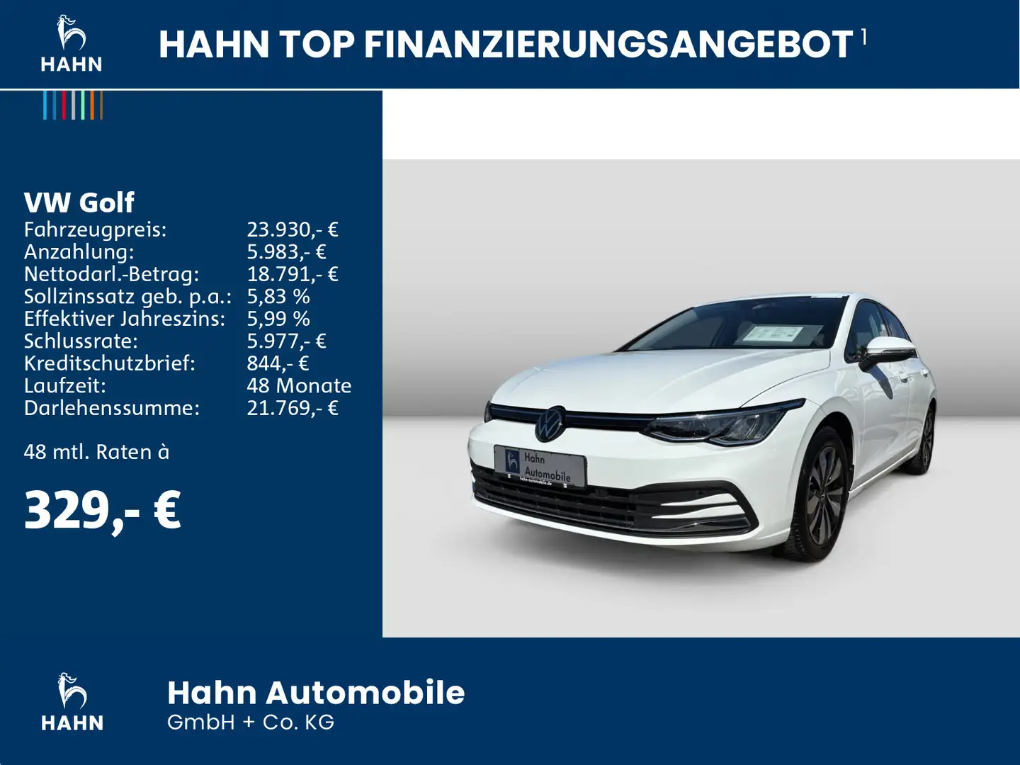 Volkswagen Golf VIII Move 1.5TSI ACC KLIMA LED NAVI SITZHEI Weiß - 2