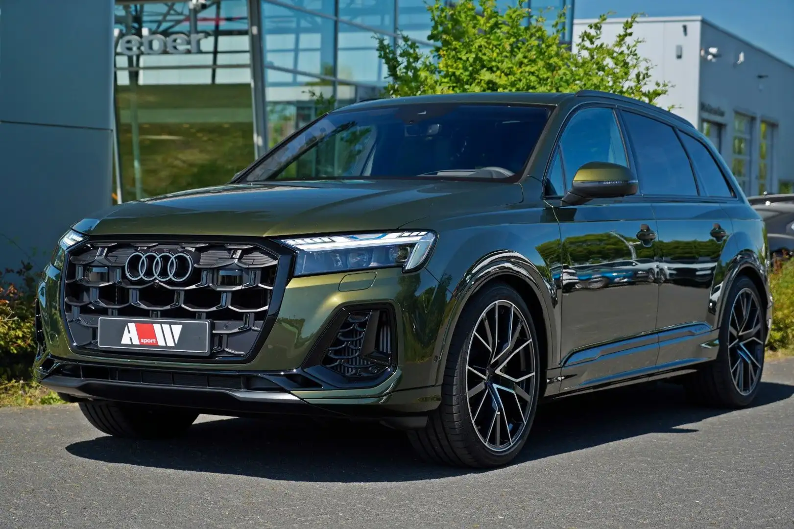 Audi SQ7 TFSI UNIKAT DESIGNO OLIV OLED LASER CARBON Groen - 2