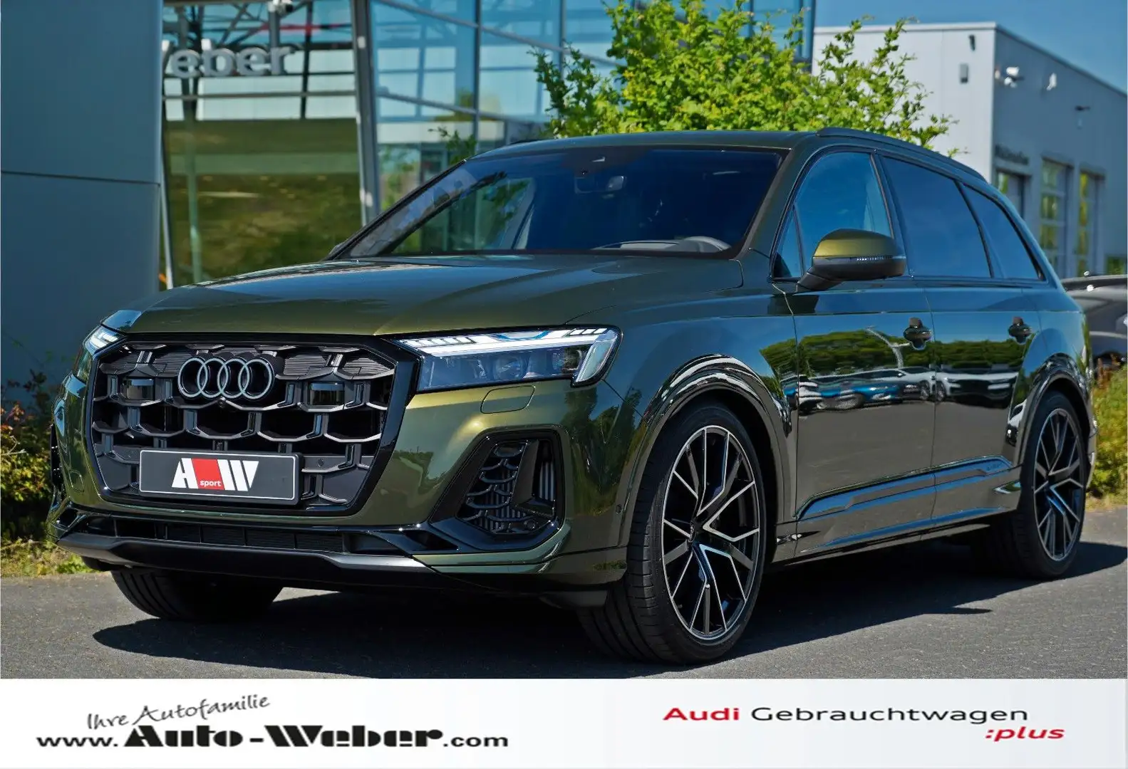 Audi SQ7 TFSI UNIKAT DESIGNO OLIV OLED LASER CARBON Groen - 1