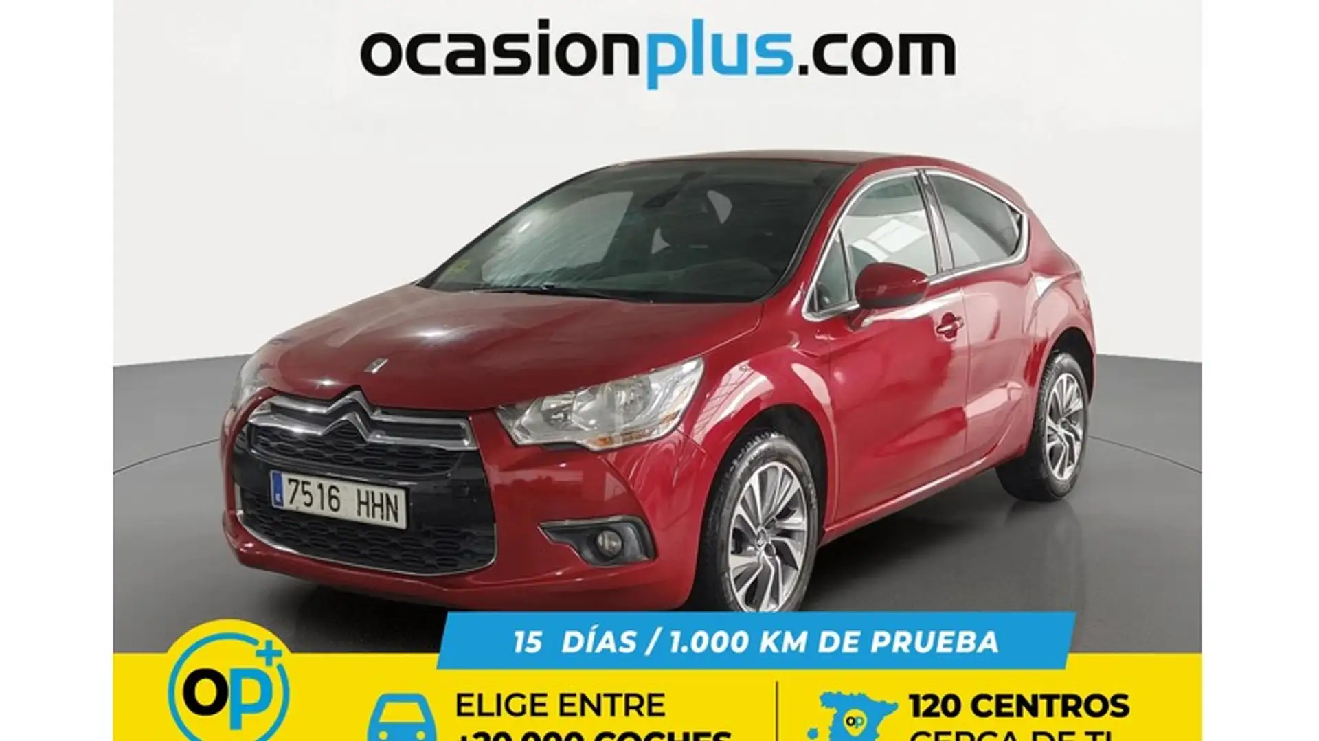 Citroen DS4 1.6HDi Design 92 Rojo - 1