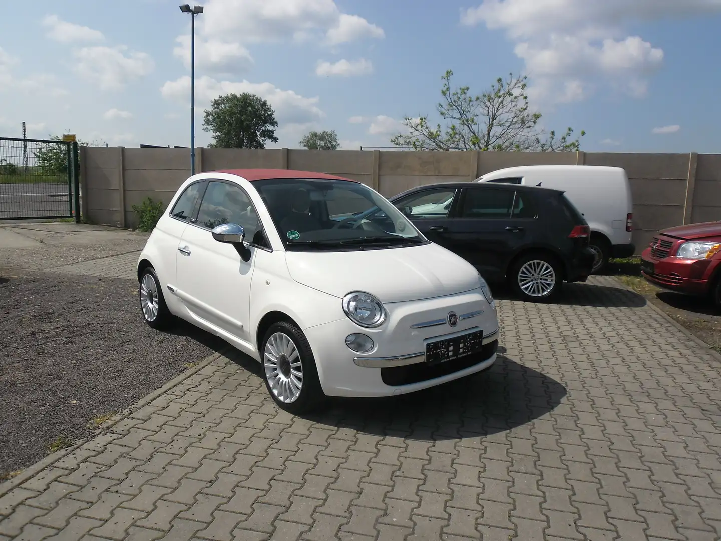 Fiat 500C 500 C 1.2 Happy Birthday Edition Klima Blanc - 1