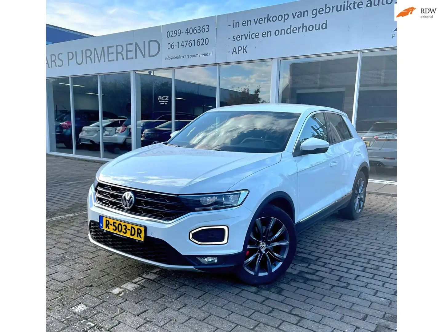 Volkswagen T-Roc 2.0 TDI Sport Wit - 1