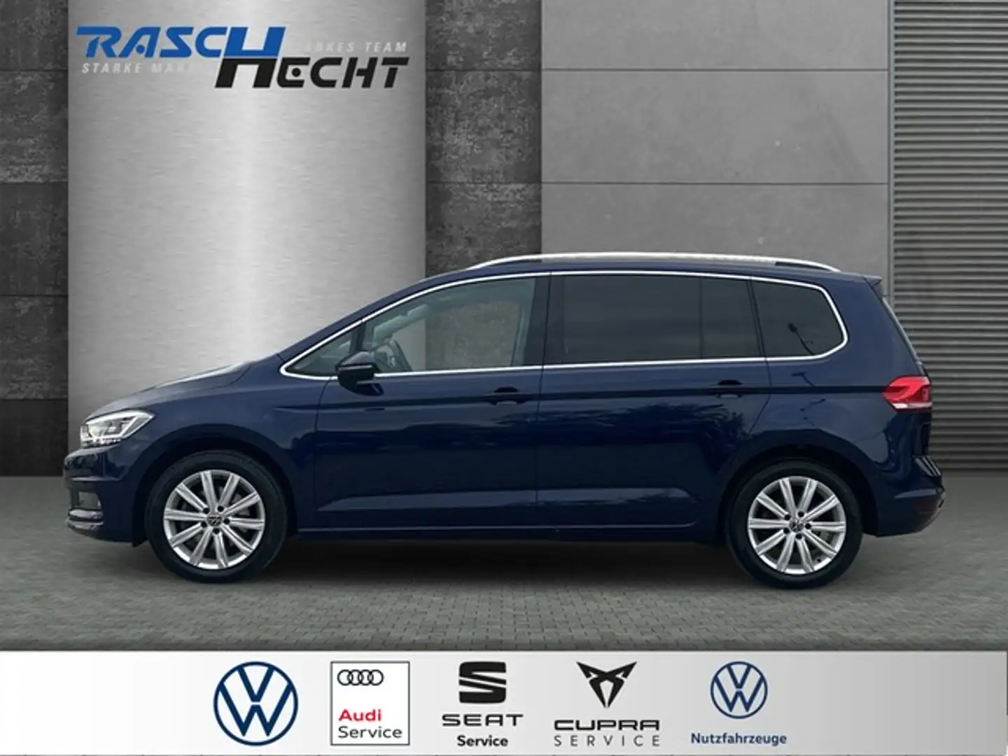 Volkswagen Touran Highline 1.5 TSI NAVI*LED*ACC*SHZ Blau - 2