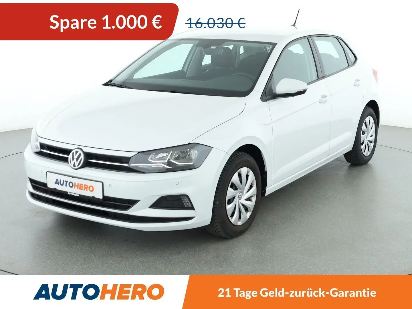 Volkswagen Polo 1.0 Comfortline*NAVI*PDC*LIMITER*KLIMA* Weiß - 1