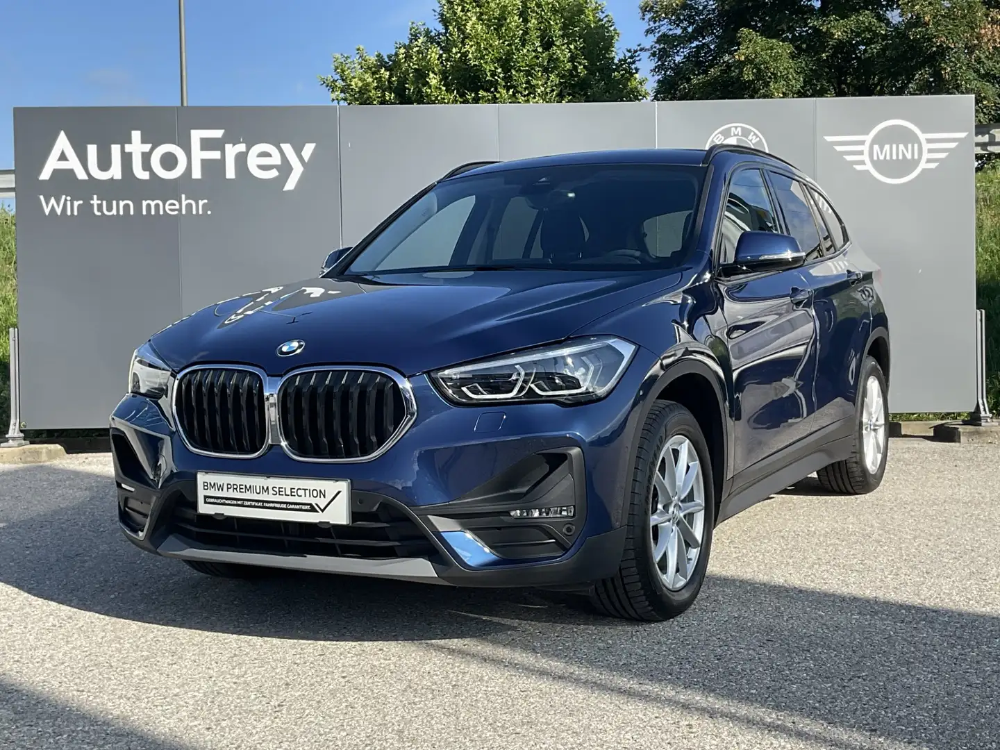 BMW X1 X1 xDrive18d Bleu - 1