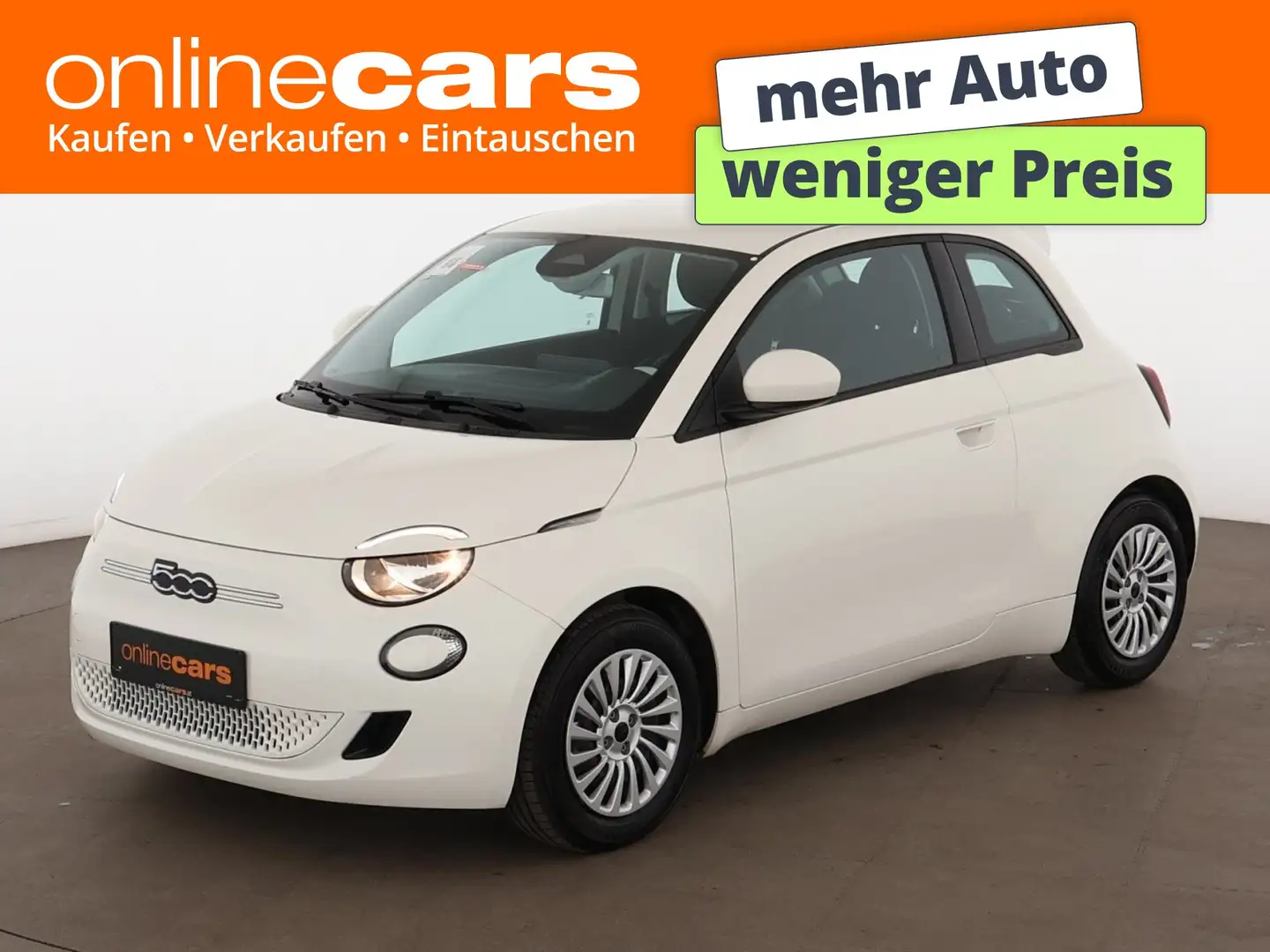 Fiat 500e 500 e 24kWh Aut TEMPOMAT KLIMA RADIO Weiß - 1