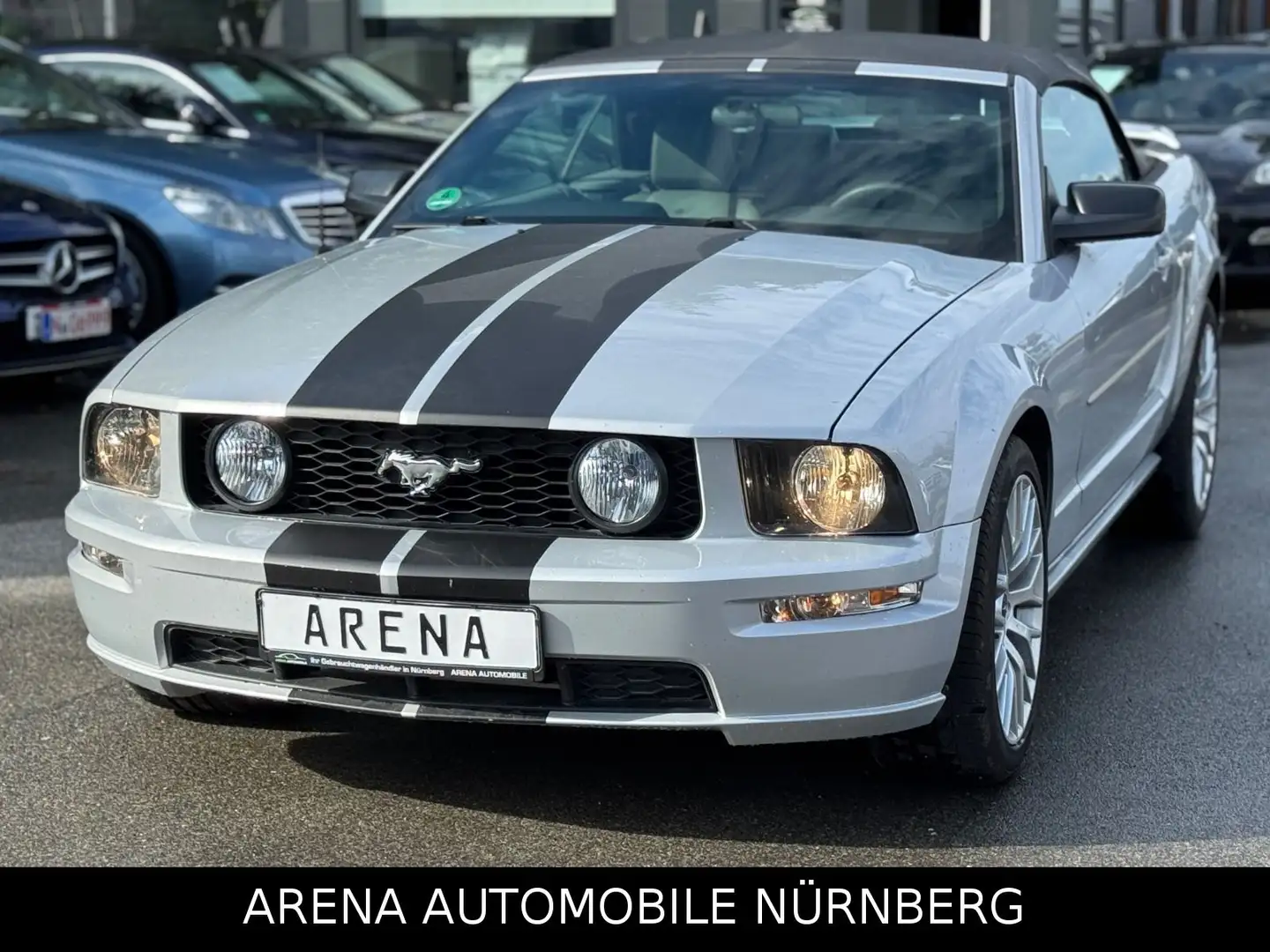 Ford Mustang Cabrio Automatik Argent - 1
