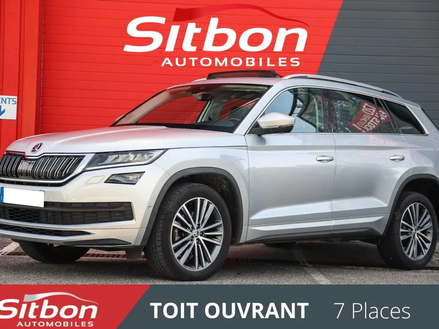 Skoda Kodiaq 2.0 TDI 150 DSG7 7pl Laurin & Klement TOIT OUVRANT Gris - 1