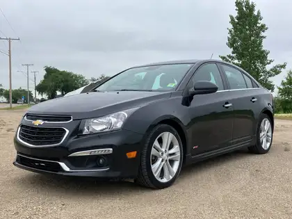 Black 2016 Chevrolet Cruze Sedan Front-Wheel Drive 6-Speed Automatic