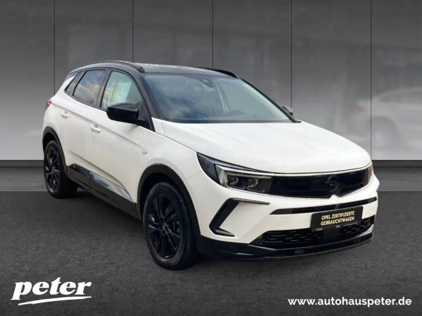 Opel Grandland Grandland 1.2 Turbo GS Line Klimaautomatik Alcanta Weiß - 2
