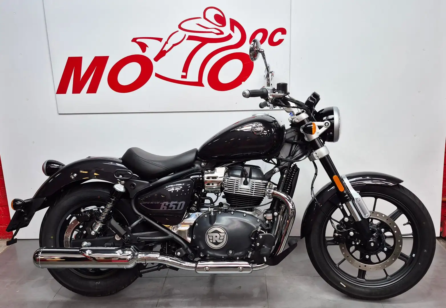 Royal Enfield Super Meteor 650 ***MOTODOC.BE*** VENDU SOLD Zwart - 1