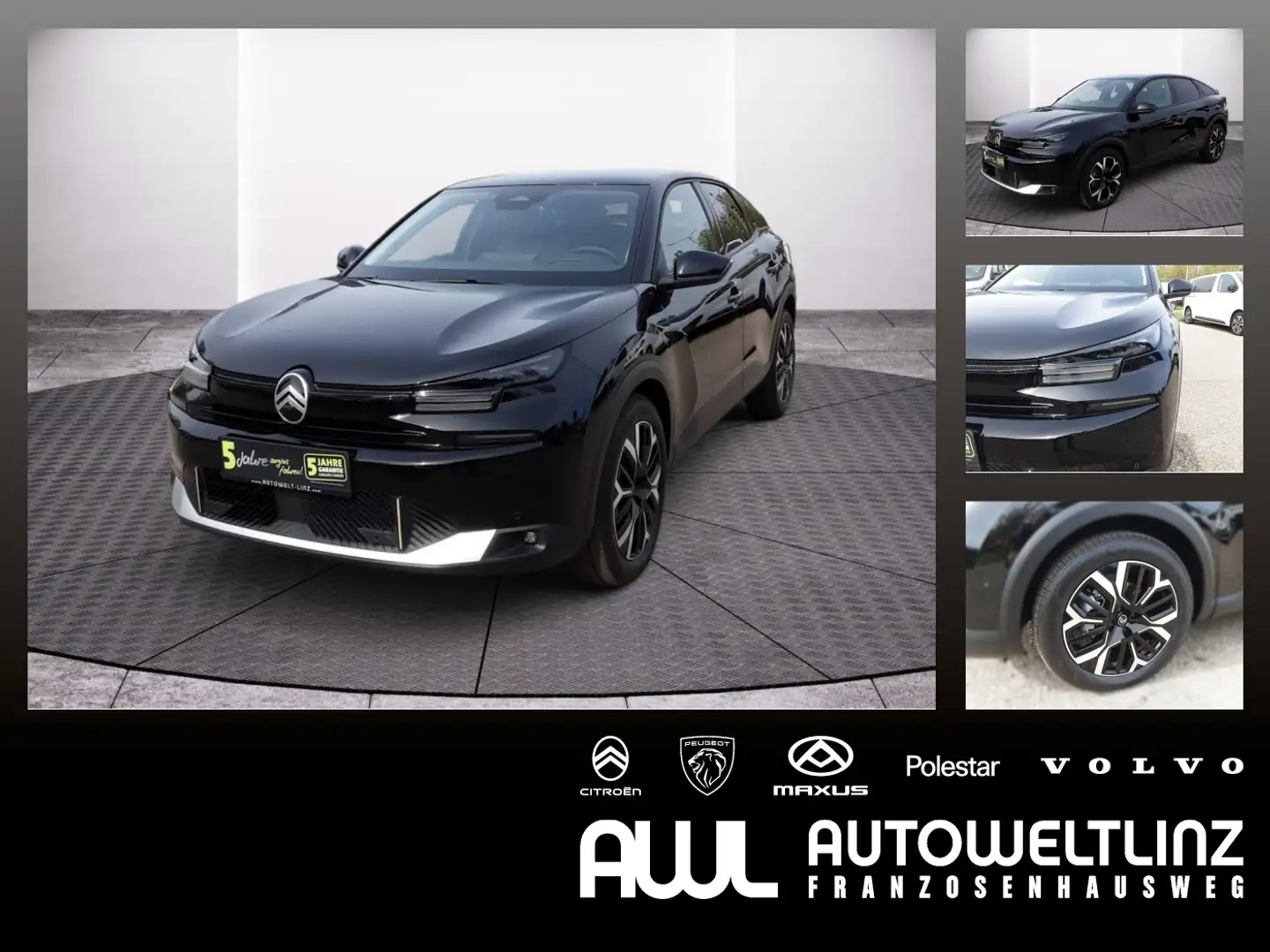 Citroen C4 Hybrid 136 Max ACC+LED+Navi+SHZ+Winterp. Schwarz - 1
