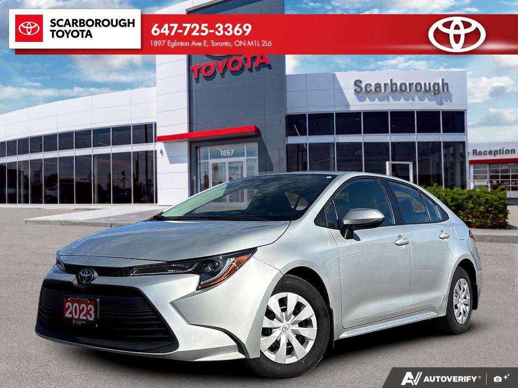 Silver 2023 Toyota Corolla Sedan Front-Wheel Drive Automatic