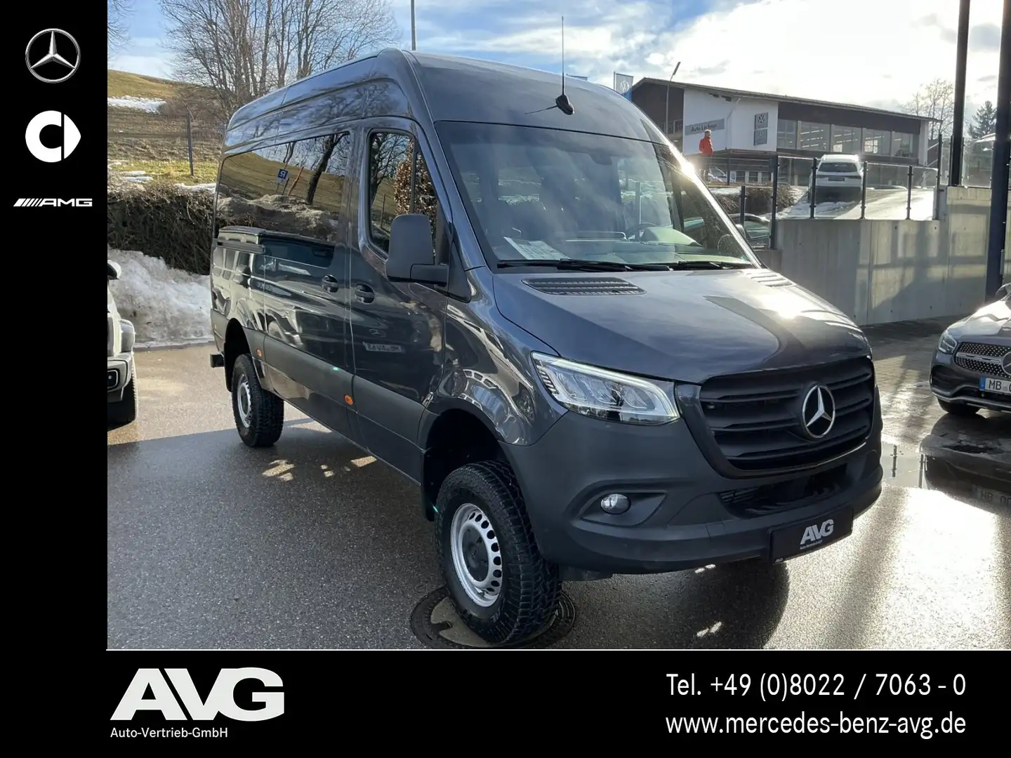 Mercedes-Benz Sprinter Sprinter 319 CDI V6 Tourer IGLHAUT 4x4 8-Sitzer Grau - 2