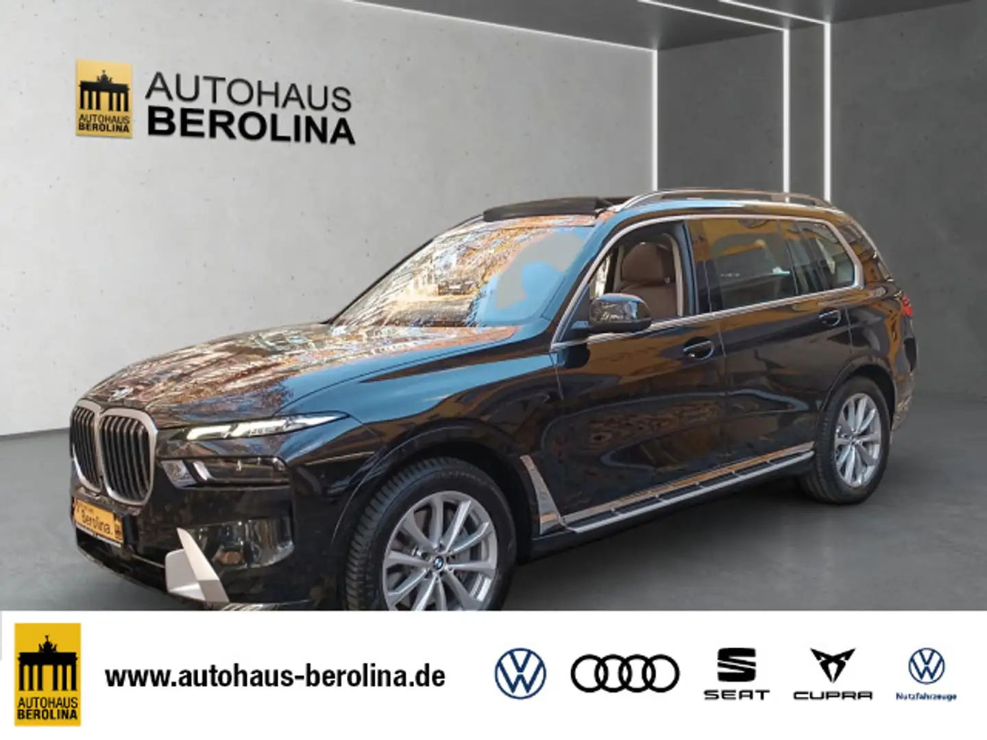 BMW X7 40i xDrive Steptronic *PANO*7-Sitzer*HuD*GRA* Schwarz - 1