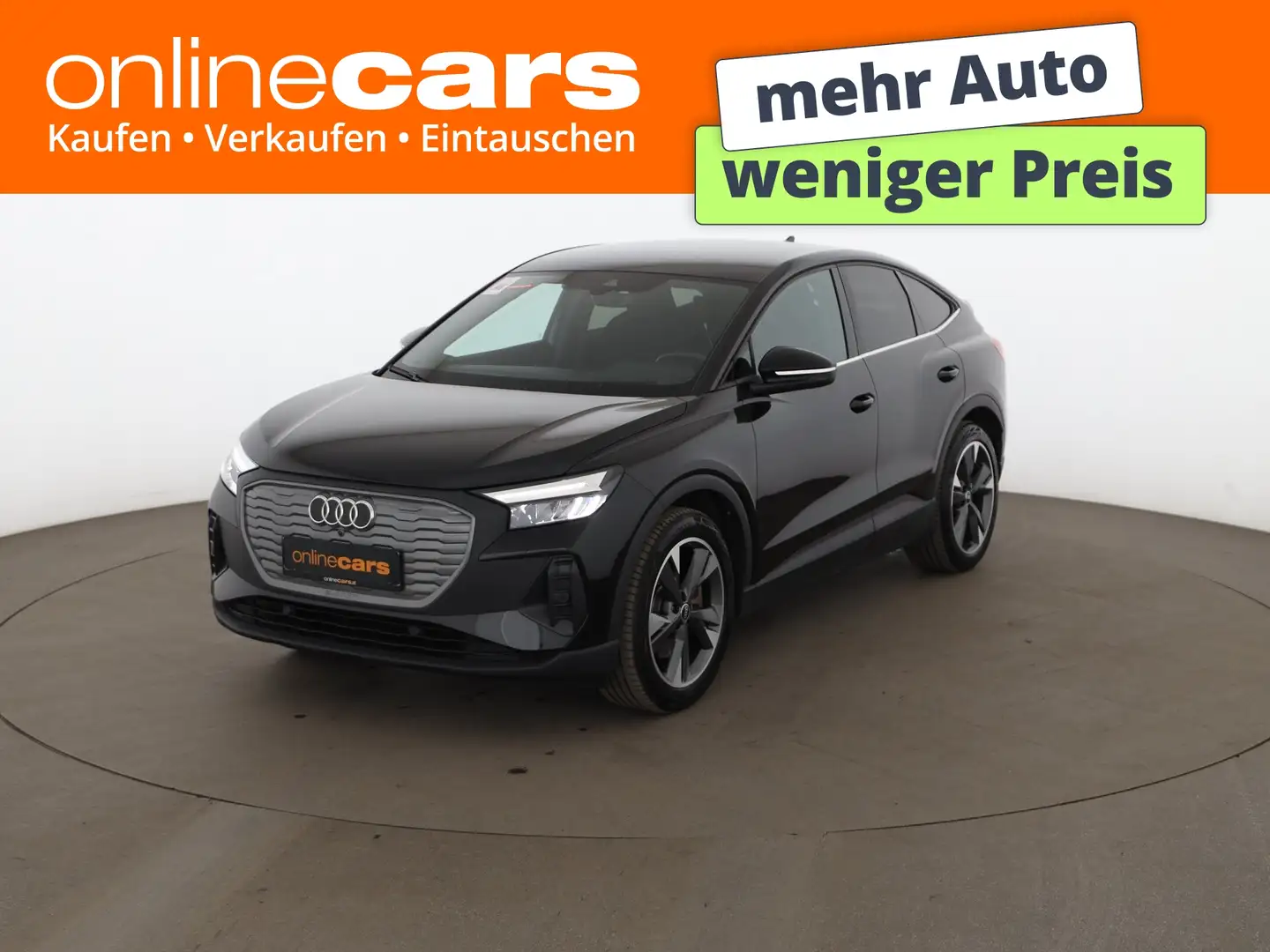 Audi Q4 e-tron SB 40 82kWh Aut LED HEAD-UP RADAR NAVI Schwarz - 1
